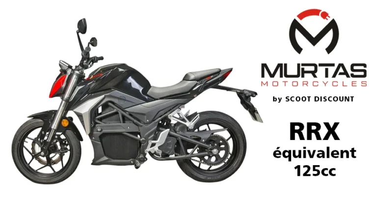 moto électrique MURTAS RRX, équivalent 125cc