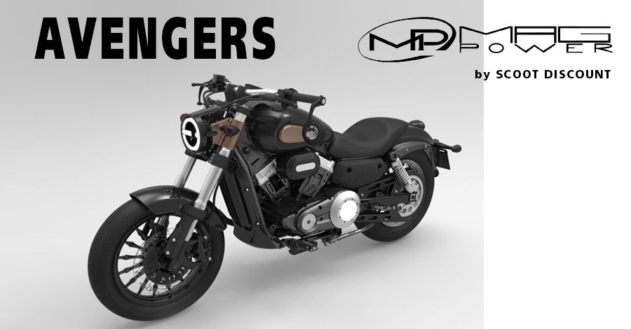 moto Magpower Avengers 125 et 300cc