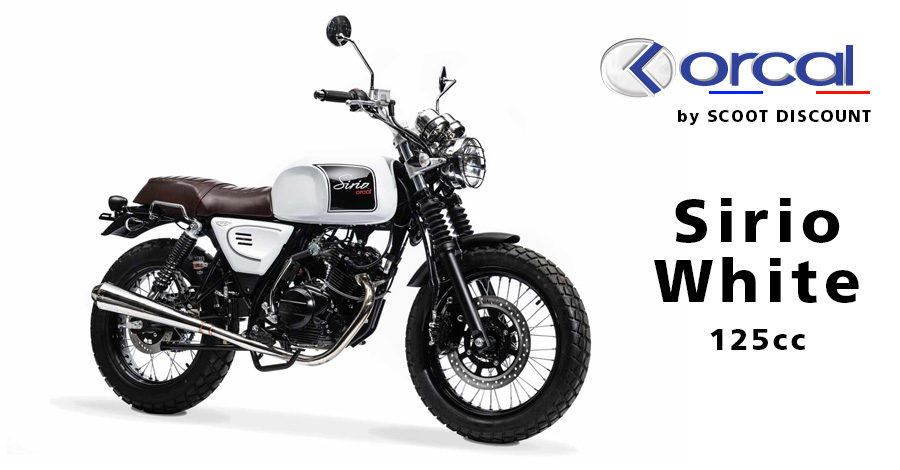 moto Orcal Sirio White 125cc