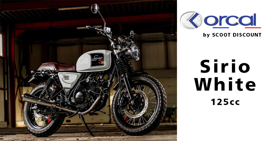 moto Orcal Sirio White 125cc