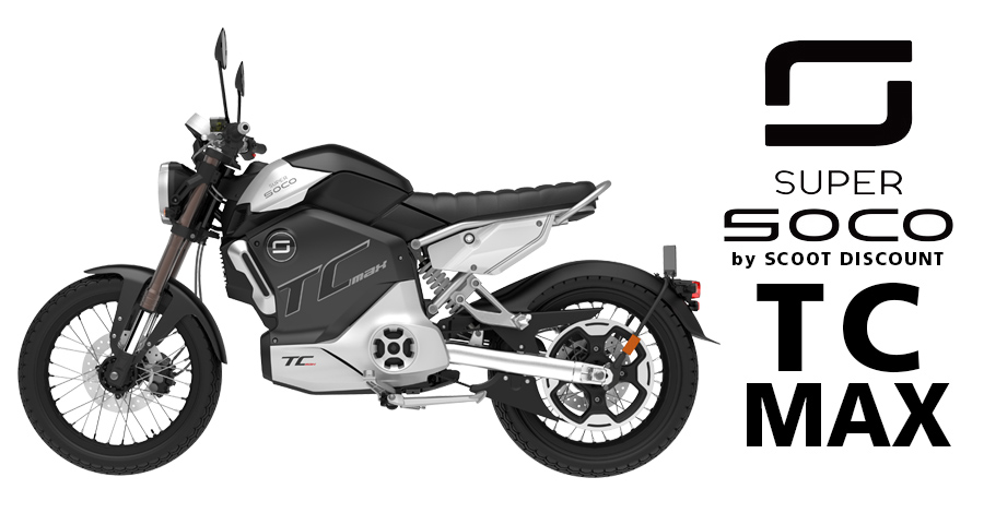 moto électrique Super SOCO TC MAX équivalent 125cc