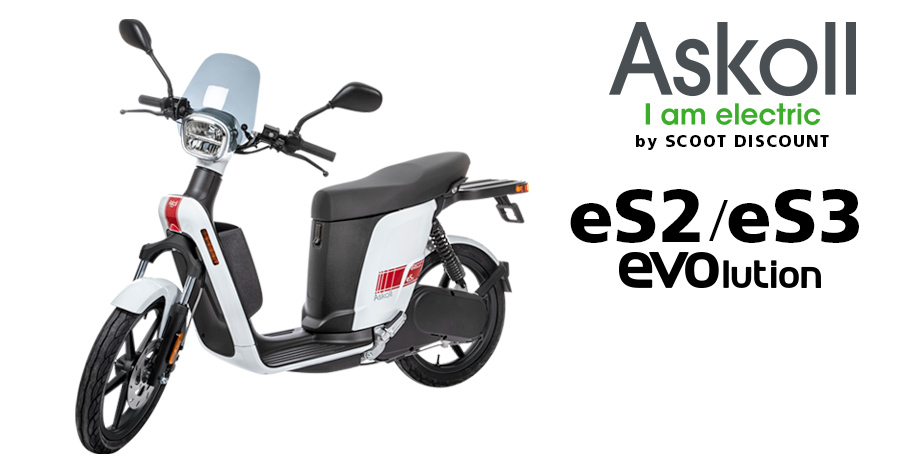 scooter électrique Askoll eS2 Evo -eS3 Evo