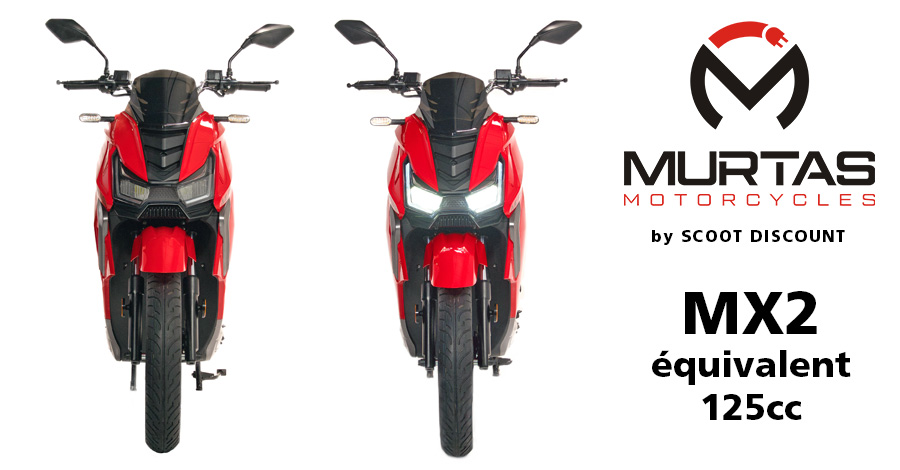 scooter électrique Murtas MX1 et MX2 équivalent 125cc