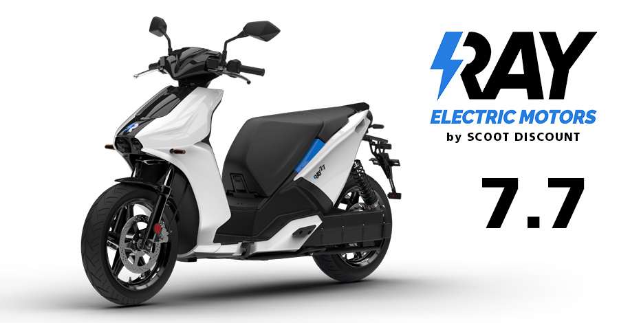 scooter électrique RAY 7.7 équivalent 125cc