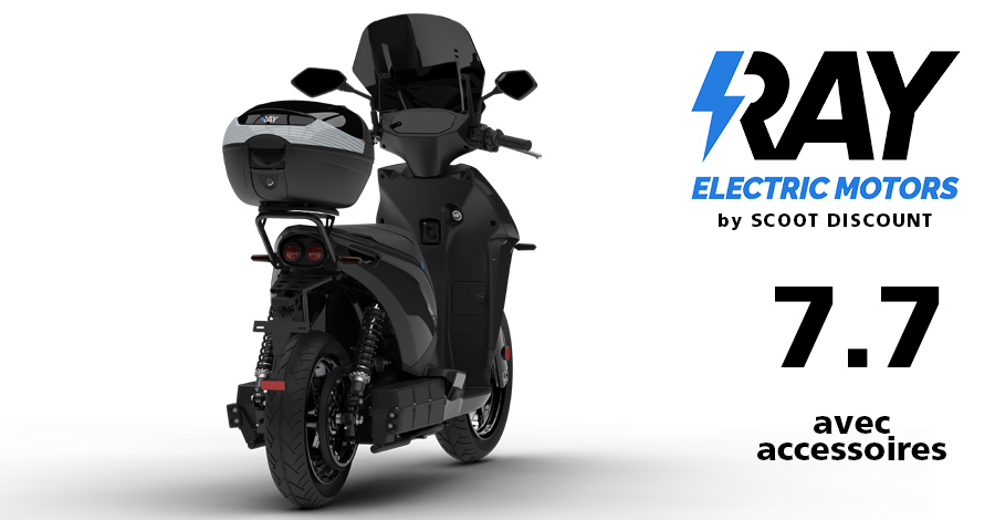 scooter électrique RAY 7.7 équivalent 125cc