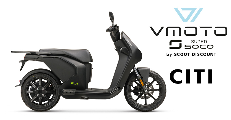 scooter électrique V-Moto Citi, équivalent 50 et 125cc scooter électrique V-Moto Citi, équivalent 50 et 125cc