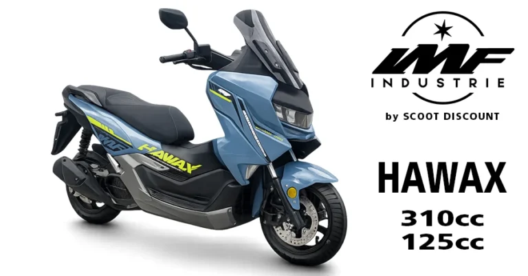 Maxi-scooter IMF HAWAX 125 et 310cc