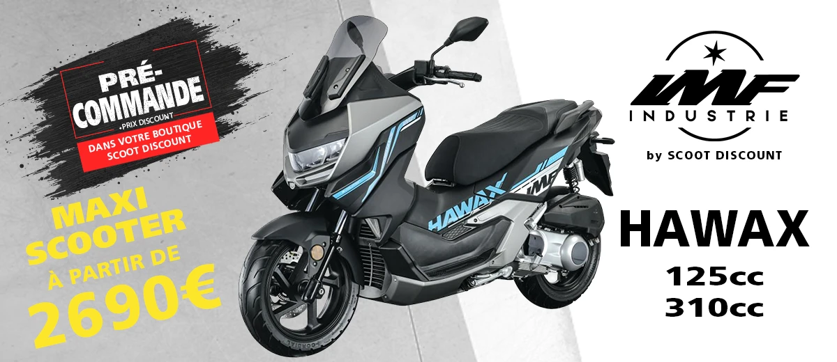 maxi scooter IMF Hawax 125cc et 310cc