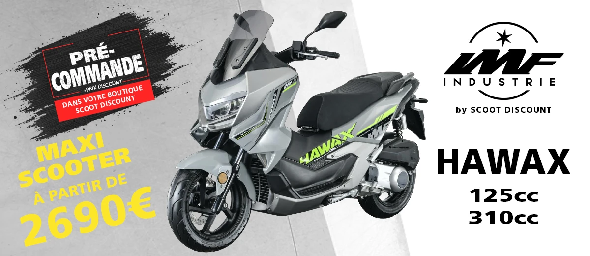 maxi scooter IMF Hawax 125cc et 310cc